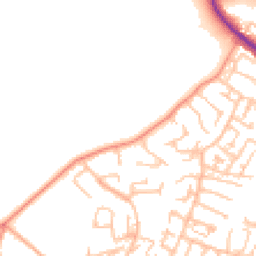Daytime road noise heatmap for WS15 2TP