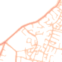 Daytime road noise heatmap for WS15 2XS