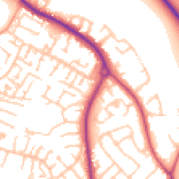 Daytime road noise heatmap for WS15 2YJ