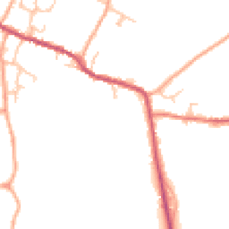 Daytime road noise heatmap for WS15 3FE