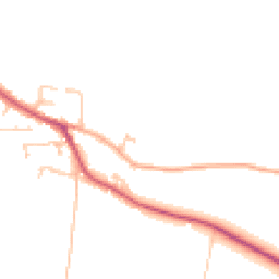 Daytime road noise heatmap for WS15 3FS