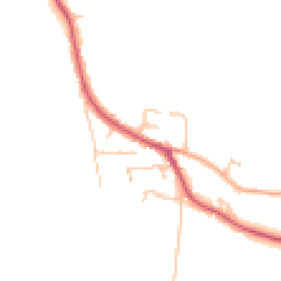 Daytime road noise heatmap for WS15 3QT