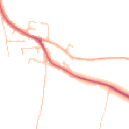 Daytime road noise heatmap for WS15 3RH