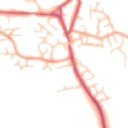 Daytime road noise heatmap for WS15 4DJ