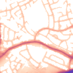 Daytime road noise heatmap for WS2 0AA