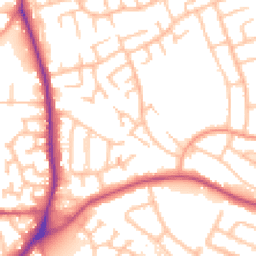 Daytime road noise heatmap for WS2 0AG