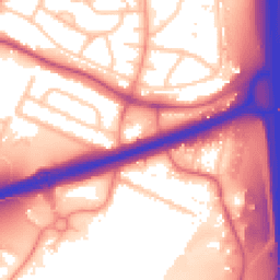 Daytime road noise heatmap for WS2 0AP
