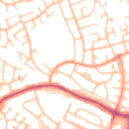 Daytime road noise heatmap for WS2 0AW