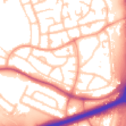 Daytime road noise heatmap for WS2 0AX