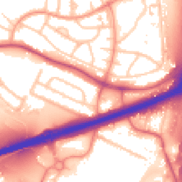 Daytime road noise heatmap for WS2 0BF
