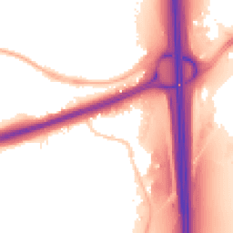 Night-time road noise heatmap for WS2 0BW