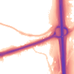 Night-time road noise heatmap for WS2 0BX