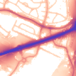 Daytime road noise heatmap for WS2 0DB