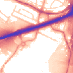Daytime road noise heatmap for WS2 0DF