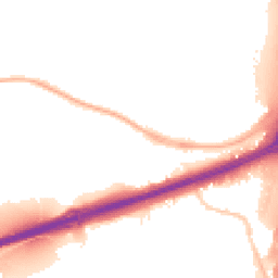 Night-time road noise heatmap for WS2 0DU
