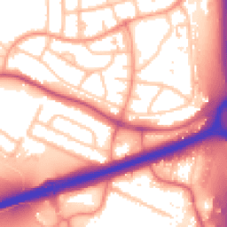 Daytime road noise heatmap for WS2 0DX