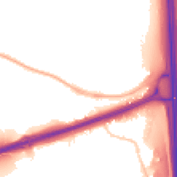 Night-time road noise heatmap for WS2 0DY