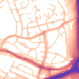 Daytime road noise heatmap for WS2 0GA