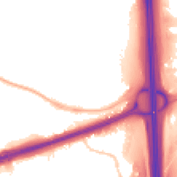 Night-time road noise heatmap for WS2 0HJ