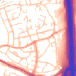 Daytime road noise heatmap for WS2 0JE