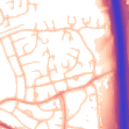 Daytime road noise heatmap for WS2 0LQ