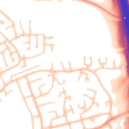Daytime road noise heatmap for WS2 0LZ