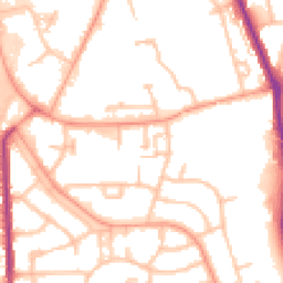 Daytime road noise heatmap for WS2 7DD