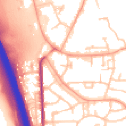 Daytime road noise heatmap for WS2 7DL