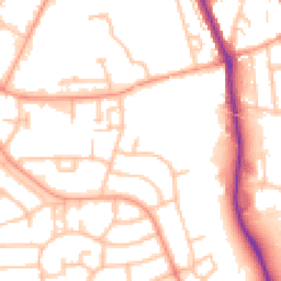 Daytime road noise heatmap for WS2 7EL