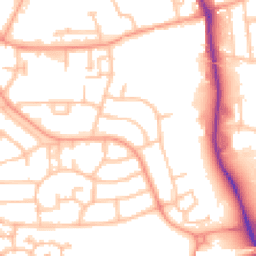 Daytime road noise heatmap for WS2 7ER