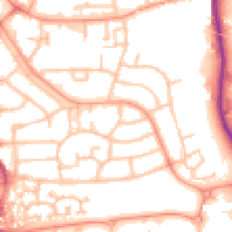 Daytime road noise heatmap for WS2 7EX