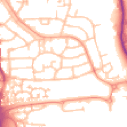 Daytime road noise heatmap for WS2 7HW