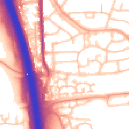 Daytime road noise heatmap for WS2 7JA
