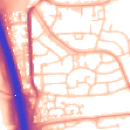 Daytime road noise heatmap for WS2 7JF