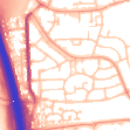 Daytime road noise heatmap for WS2 7JG
