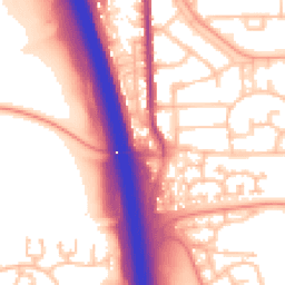 Daytime road noise heatmap for WS2 7LA