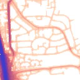 Daytime road noise heatmap for WS2 7LS