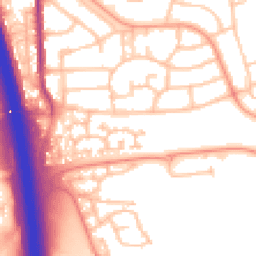 Daytime road noise heatmap for WS2 7RG