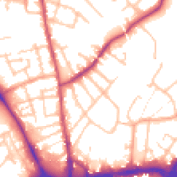 Daytime road noise heatmap for WS2 8AW