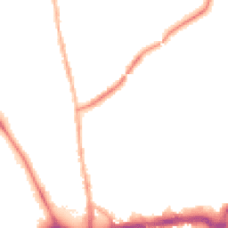 Night-time road noise heatmap for WS2 8AW