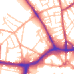 Daytime road noise heatmap for WS2 8JA