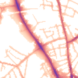 Daytime road noise heatmap for WS2 8JH