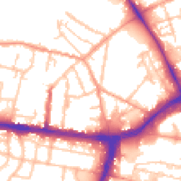 Daytime road noise heatmap for WS2 8QU