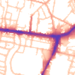 Daytime road noise heatmap for WS2 8RF
