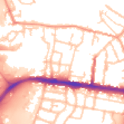 Daytime road noise heatmap for WS2 8SA