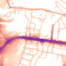 Daytime road noise heatmap for WS2 8SG