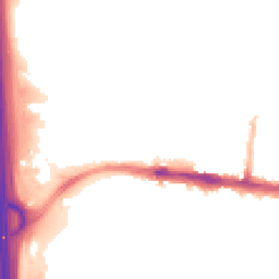 Night-time road noise heatmap for WS2 8SH