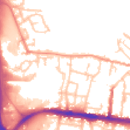 Daytime road noise heatmap for WS2 8SJ