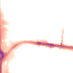 Night-time road noise heatmap for WS2 8SQ