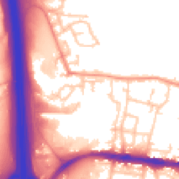 Daytime road noise heatmap for WS2 8UE